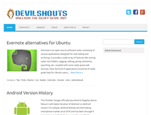 Tablet Screenshot of devilshouts.com